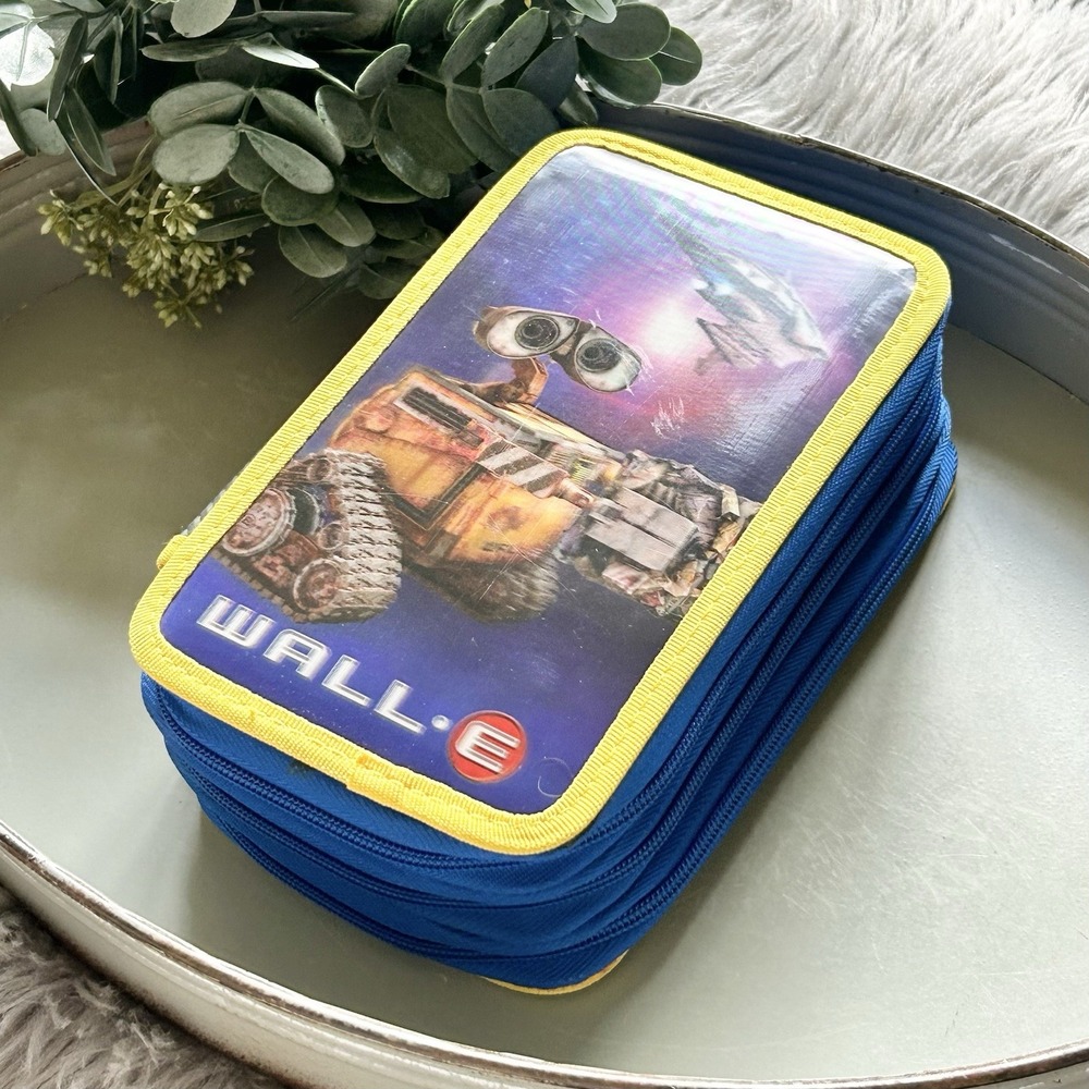 Disney Pixar WALL-E Themed 3-Compartment Stationery Case